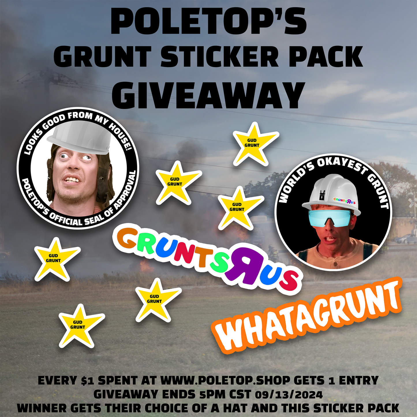 GRUNT STICKER PACK