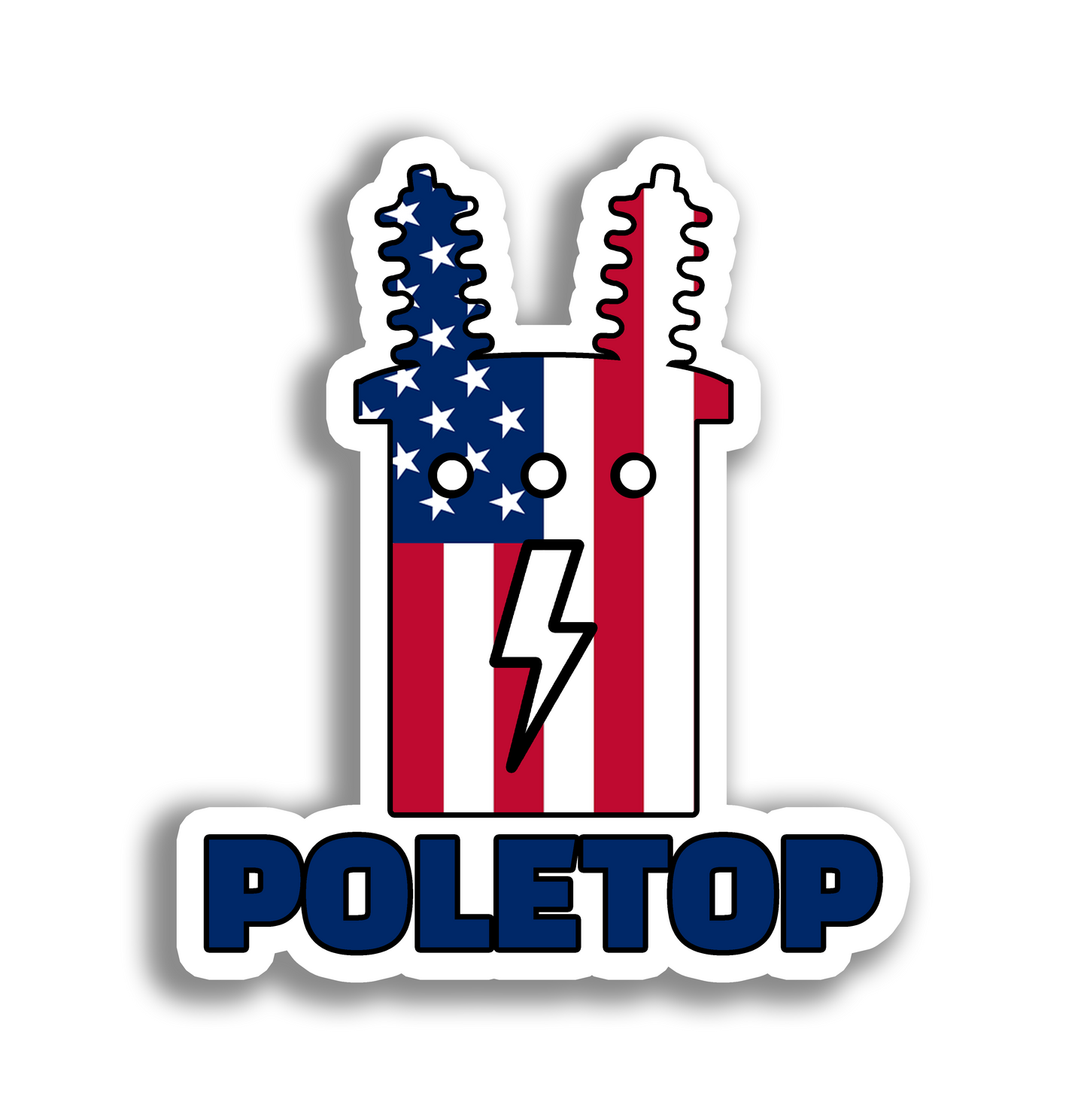 POLETOP XFMR STICKER