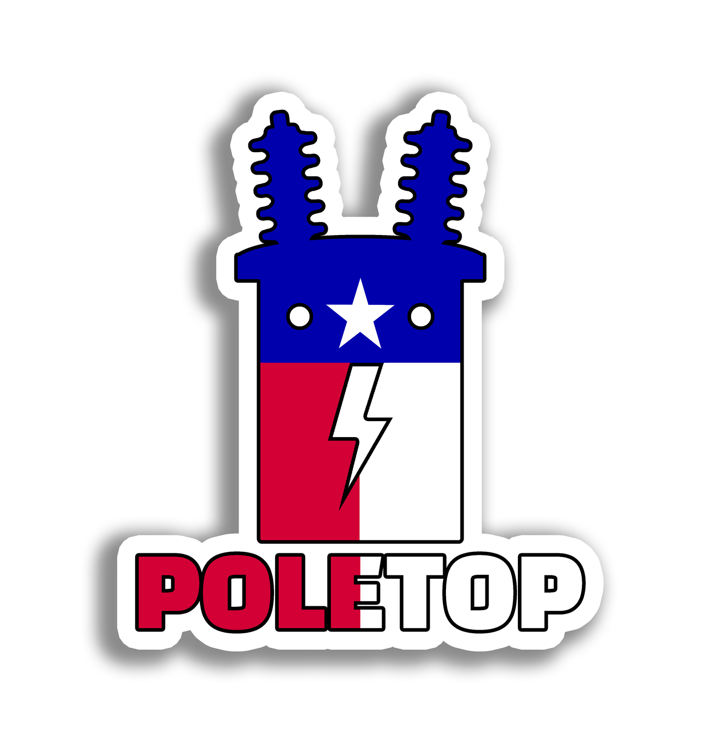 POLETOP XFMR STICKER