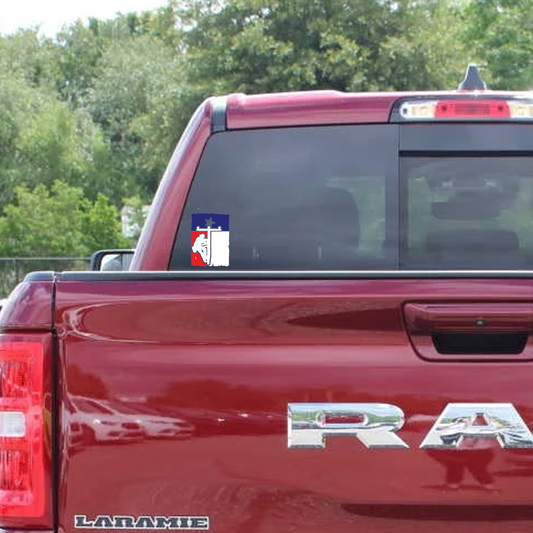 VINYL 5" TEXAS POLE CLIMBER STICKER