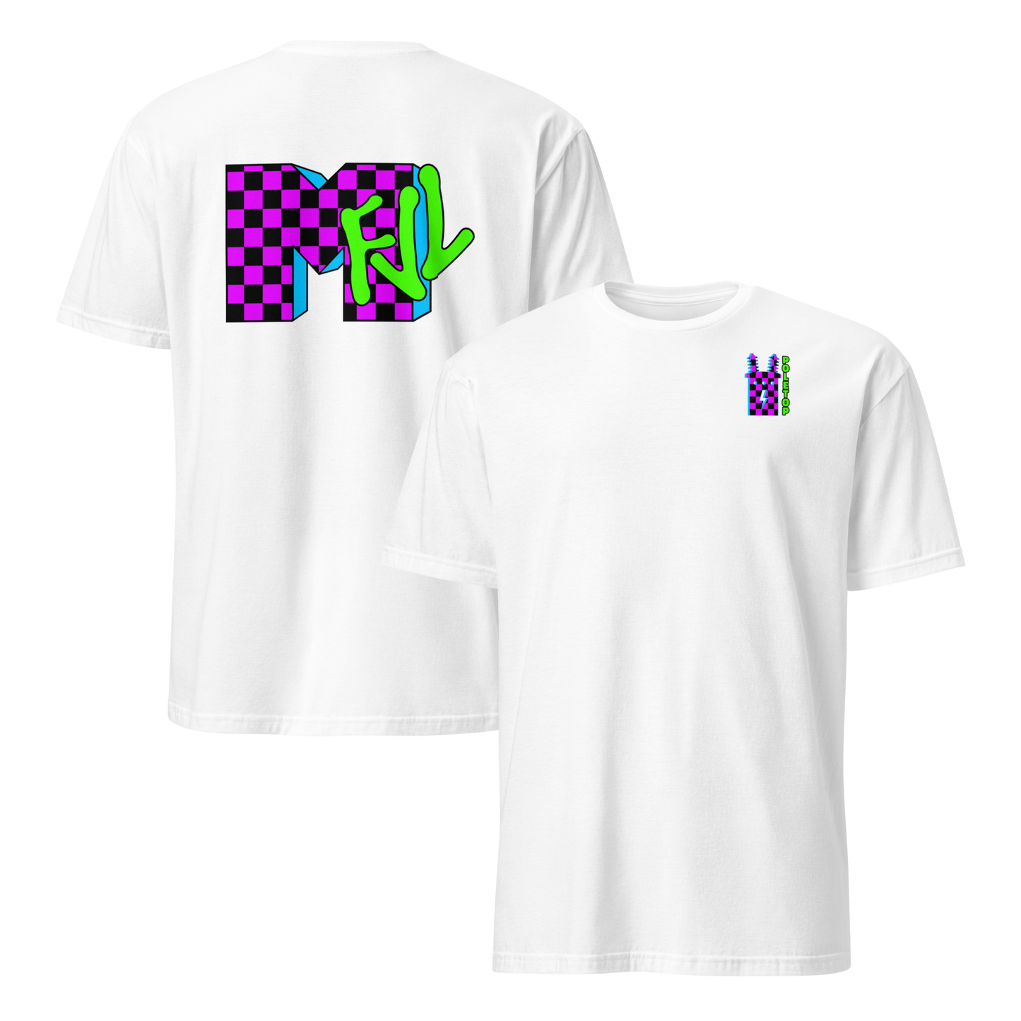 CHECKERED RETRO MTV Shirt