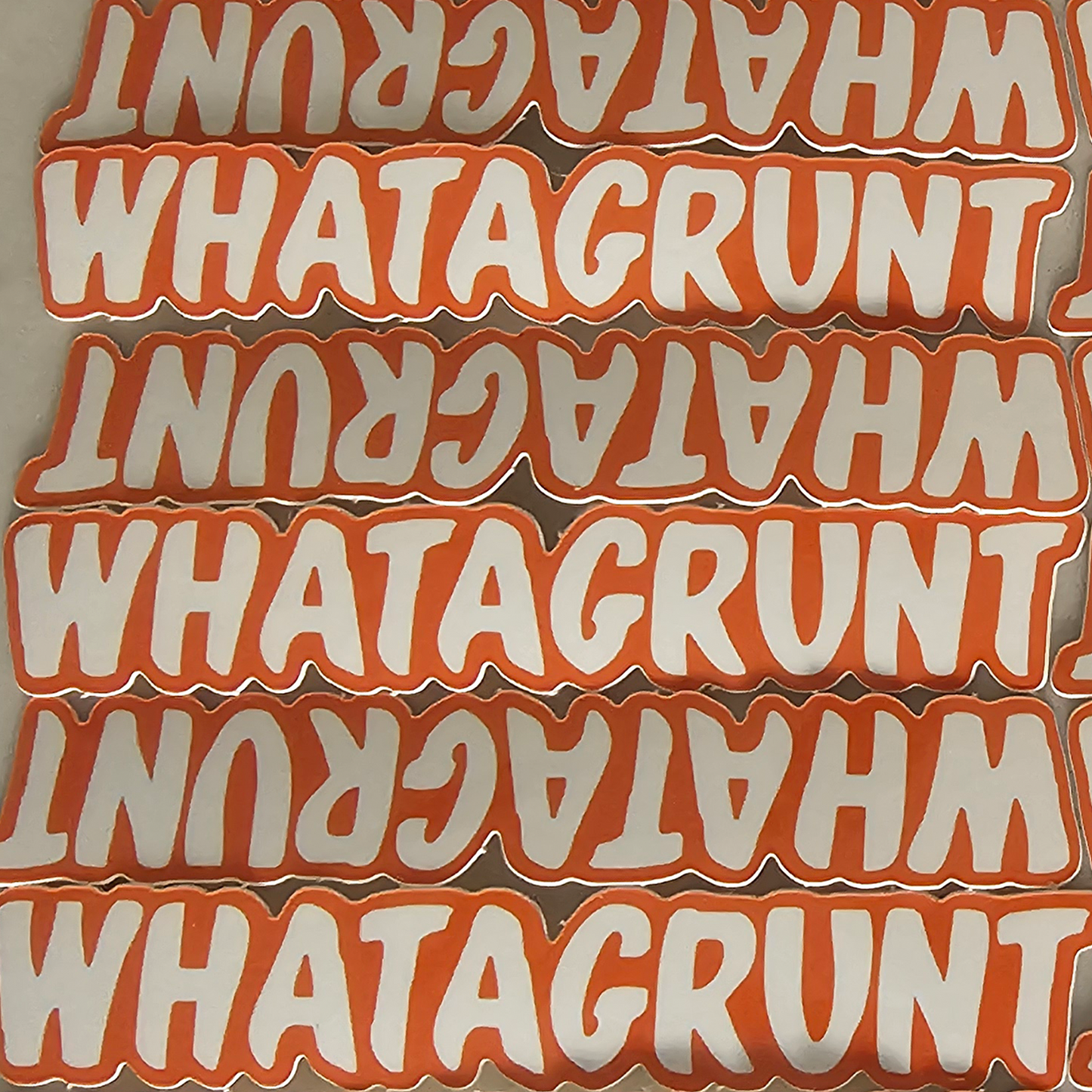 WHATAGRUNT STICKER