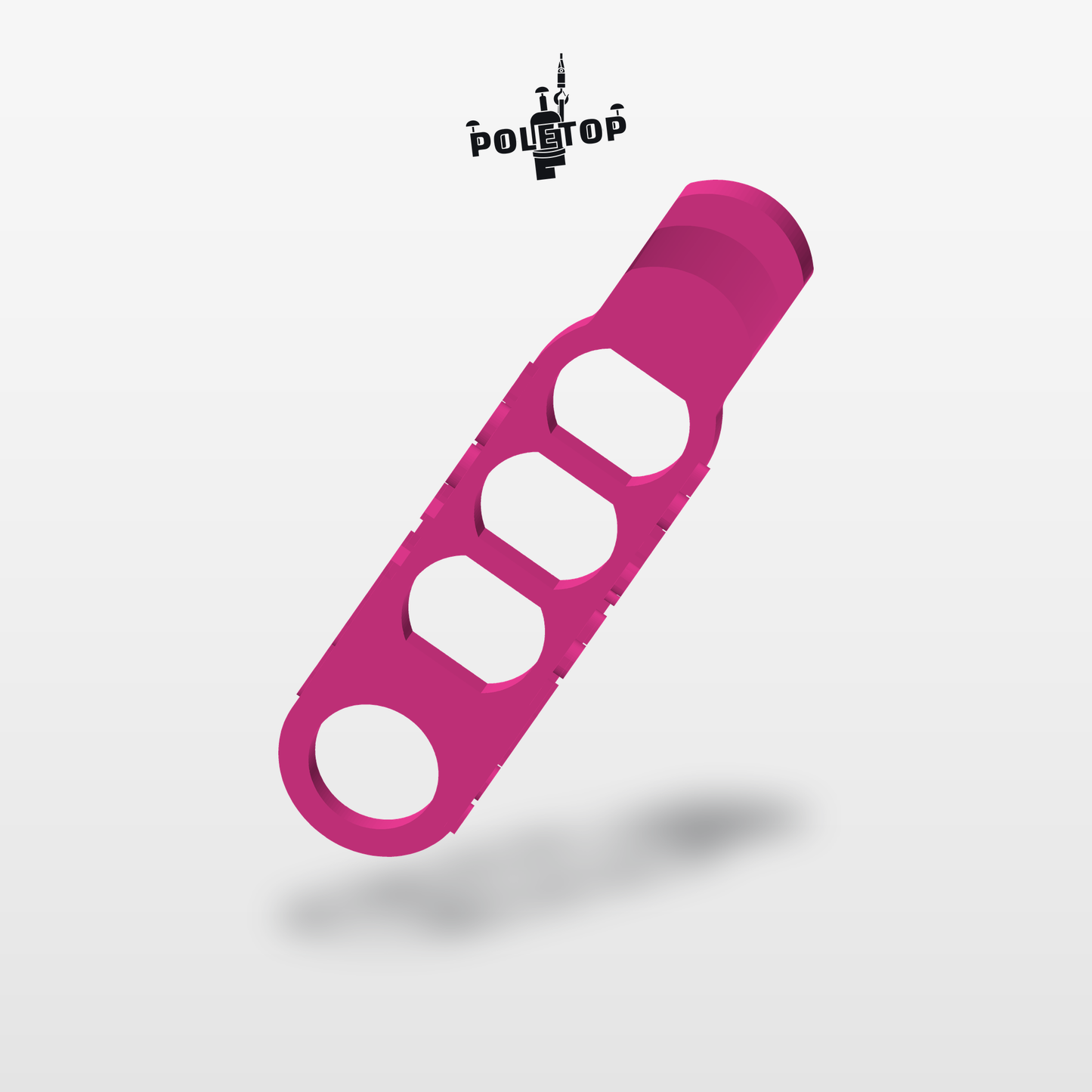 Hook Keeper in pink, production model render